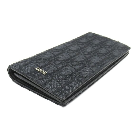 Dior Trotter Jacquard Long Wallet Black - Picture 4 of 6